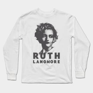 Ruth Langmore <> Graphic Design Long Sleeve T-Shirt